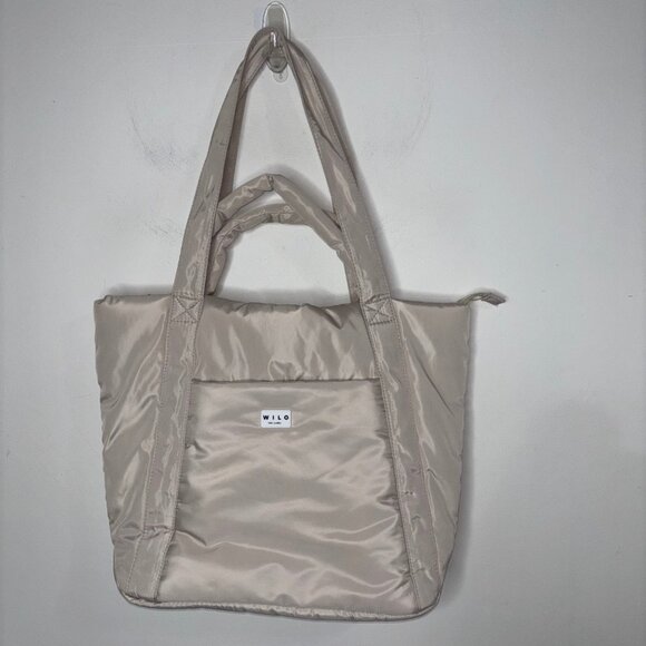 Wilo The Label CreamTrapezium Tote Double Handle Tote Bag Padded - Picture 2 of 7